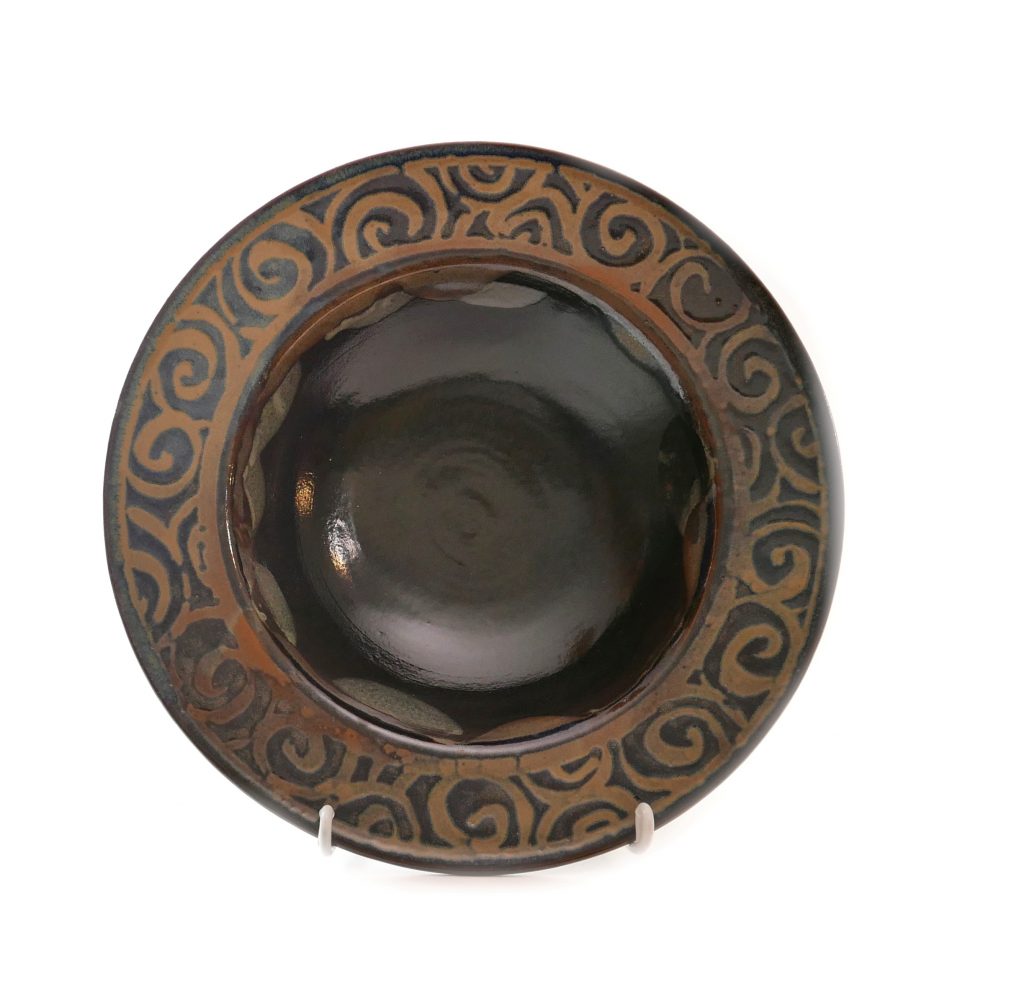 gk stoneware decorative bowl
